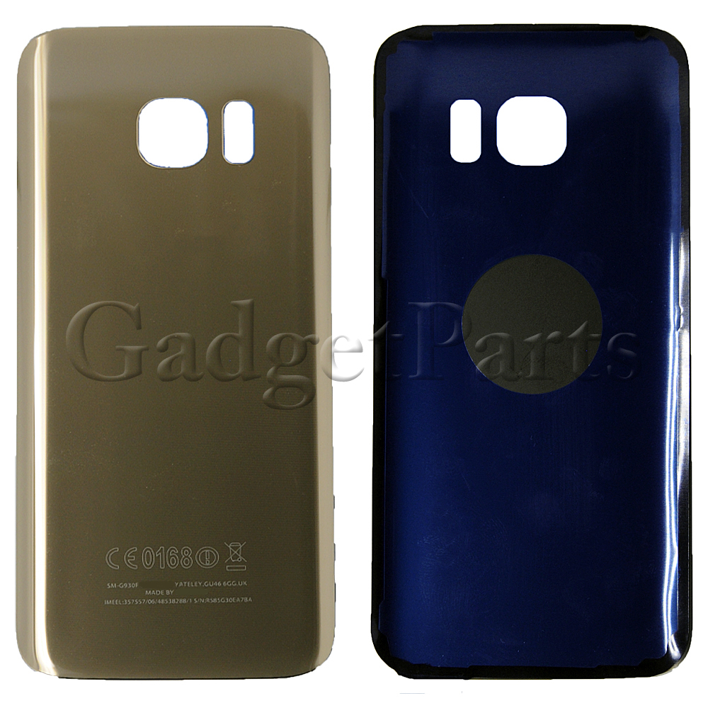 Задняя крышка Samsung Galaxy S7, G930F Золотая (Gold) Оригинал