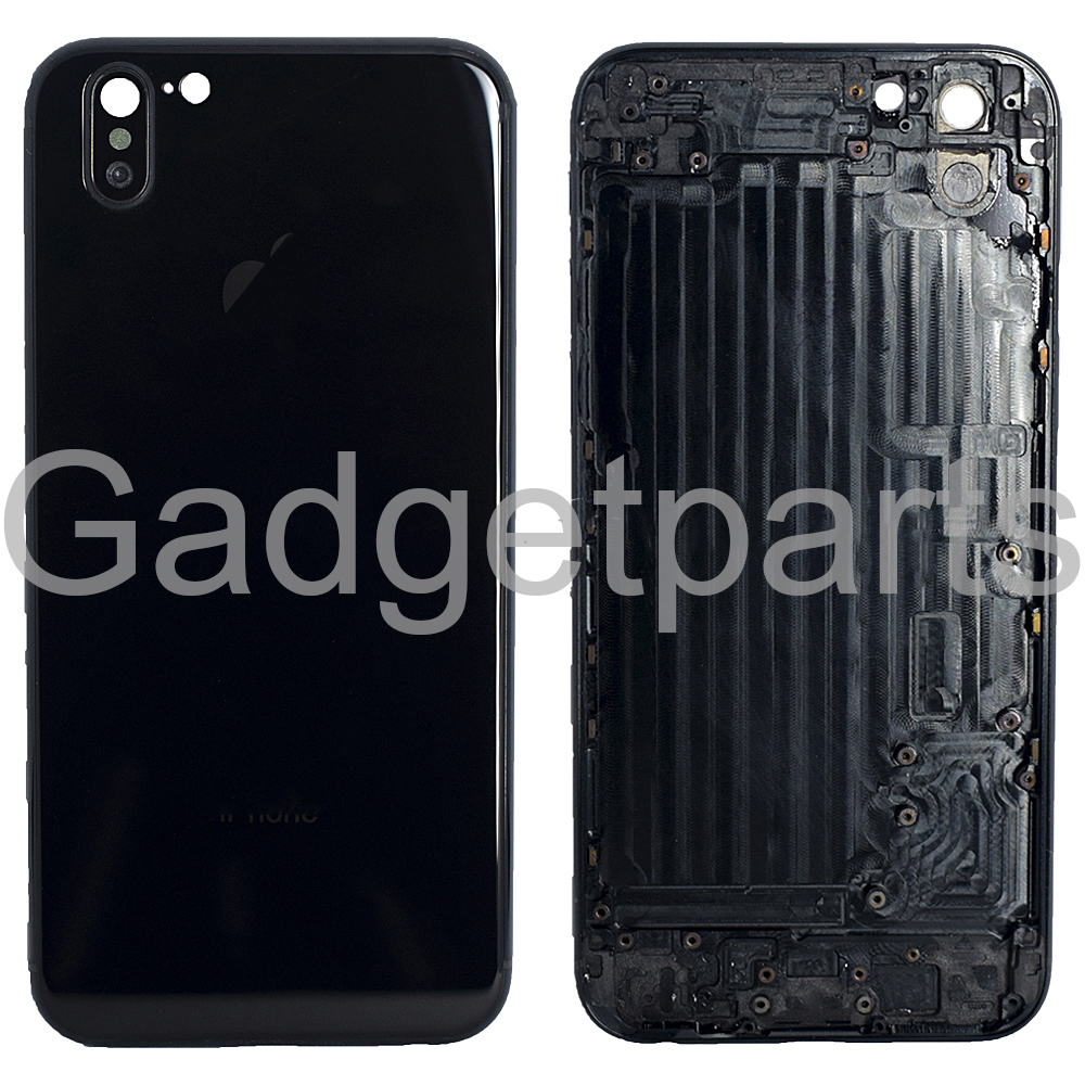 Задняя крышка iPhone 6S под iPhone X Черная (Space Gray, Black)