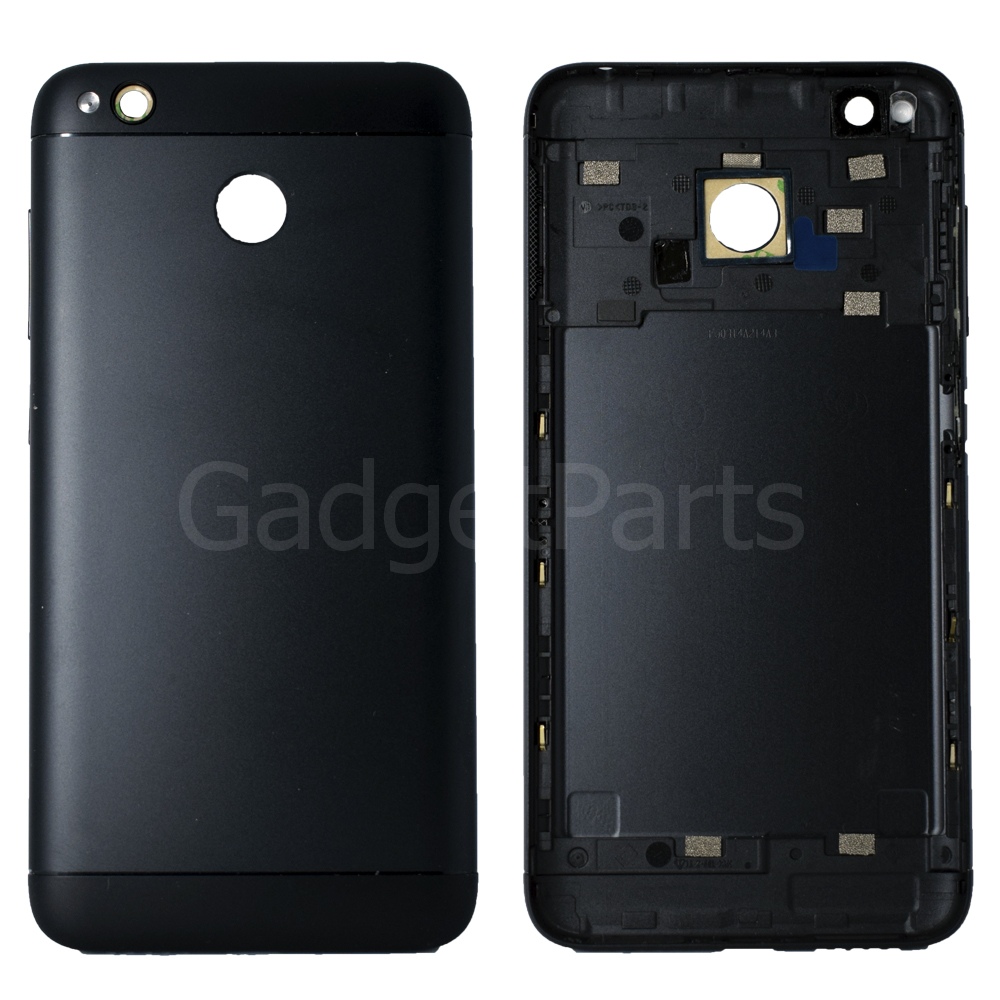 Задняя крышка Xiaomi Redmi 4X Черная (Black)