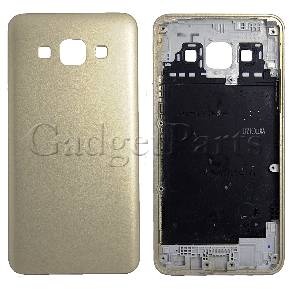 Задняя крышка Samsung Galaxy A3, SM-A300F Золотая (Gold)