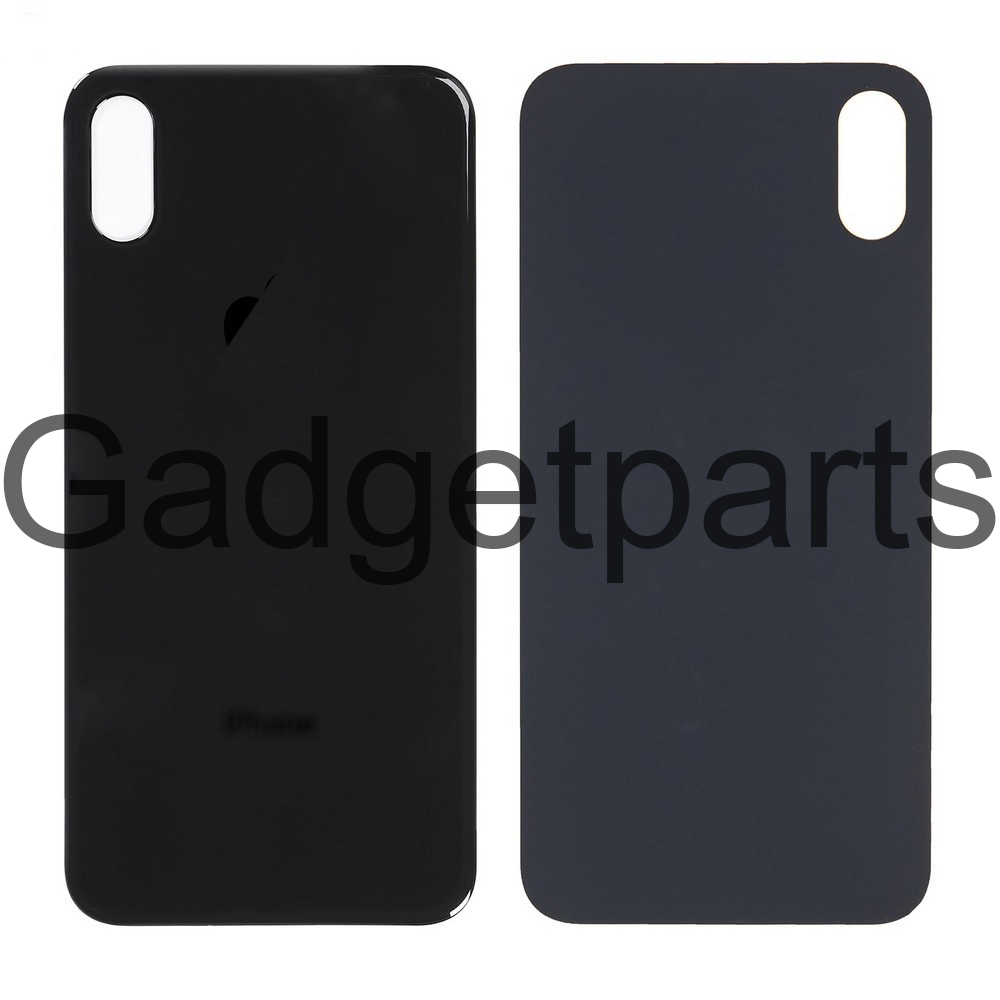Задняя крышка iPhone XS Черная (Space Gray, Black)