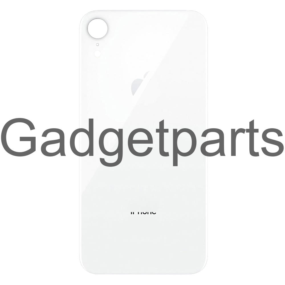 Задняя крышка iPhone XR Серебряная, Белая (Silver, White)