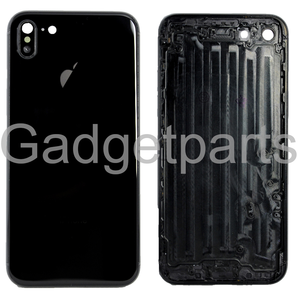 Задняя крышка iPhone 7 под iPhone X Черная (Space Gray, Black)