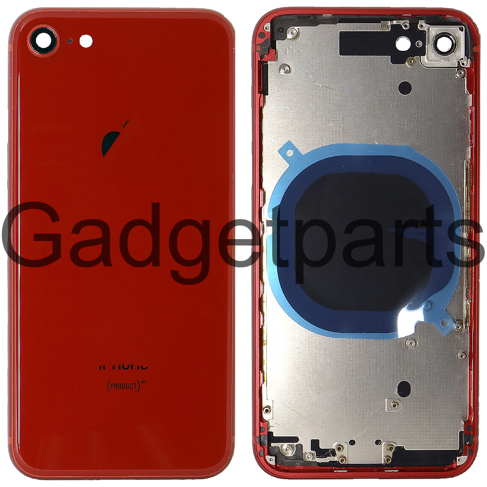 Задняя крышка в сборе iPhone 8 Красная (Red)