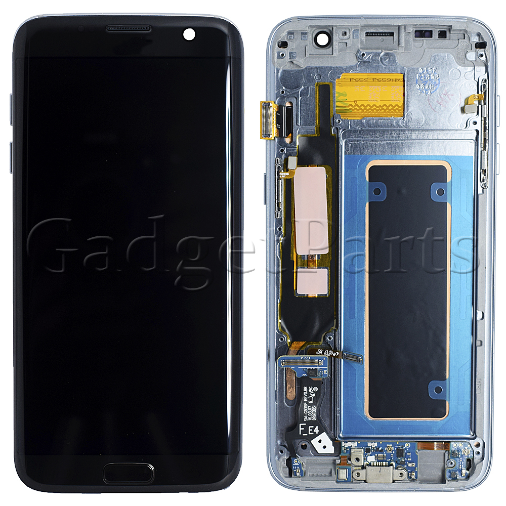 Модуль (дисплей, тачскрин, рамка) Samsung Galaxy S7 Edge, G935F Черный (Black) Оригинал
