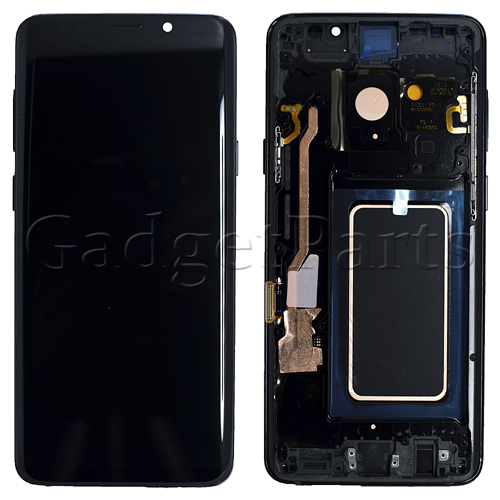 Модуль (дисплей, тачскрин, рамка) Samsung Galaxy S9 Plus, G965F Черный (Black) Оригинал