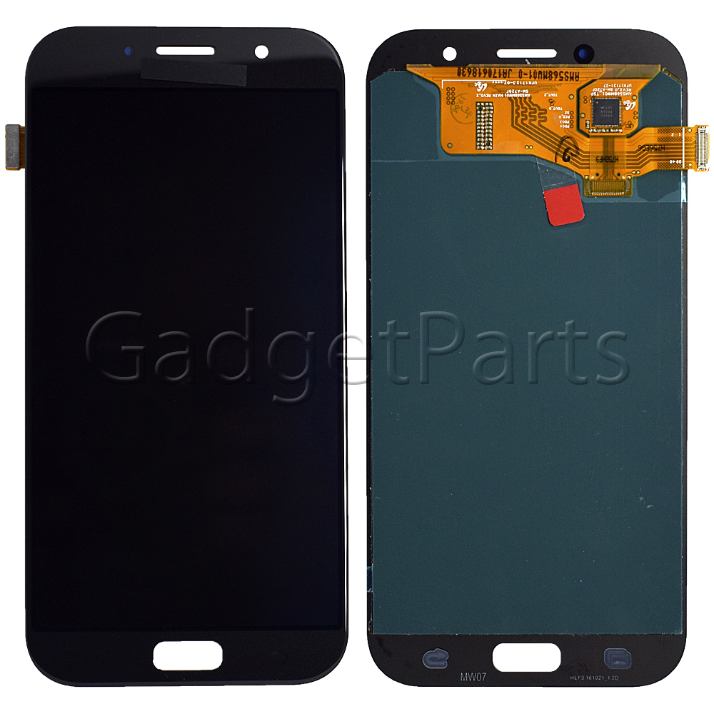 Модуль (дисплей, тачскрин) Samsung Galaxy A7 2017, A720F Черный (Black) Оригинал