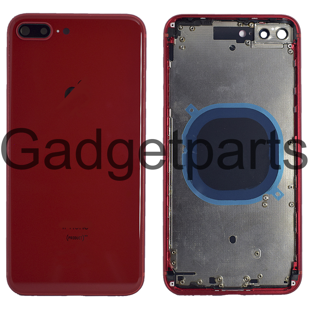 Задняя крышка в сборе iPhone 8 Plus Красная (Red)