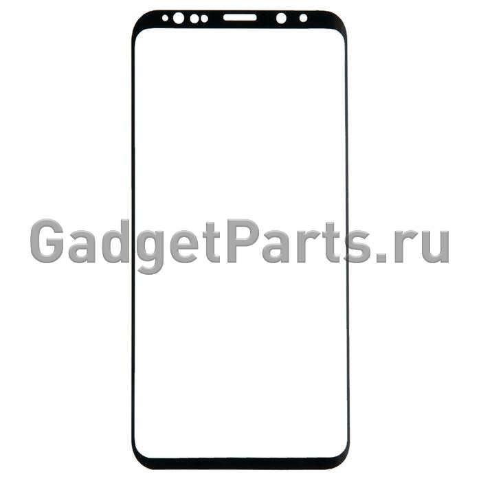 Защитное противоударное стекло 3D Samsung Galaxy S9 Plus Черное (Black)