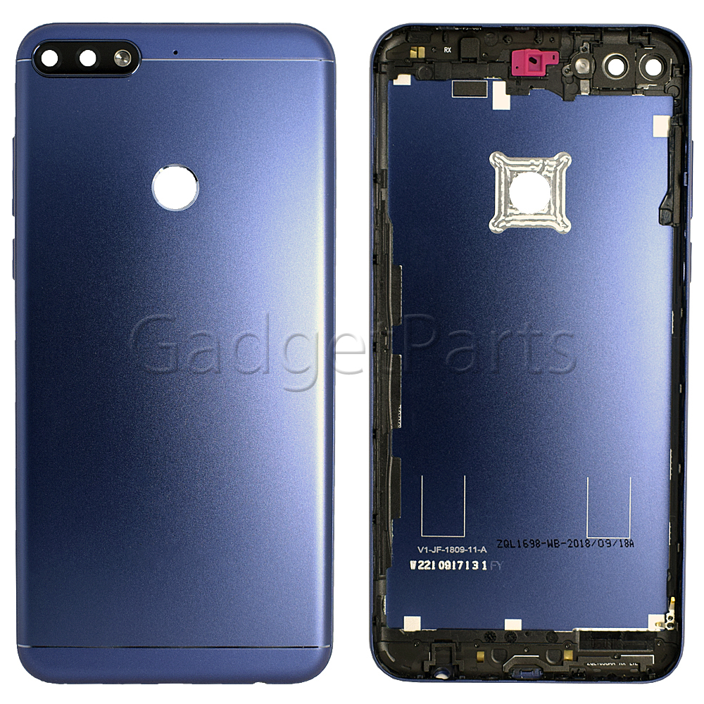 Задняя крышка Huawei Honor 7C, 7A Pro Синяя (Blue)