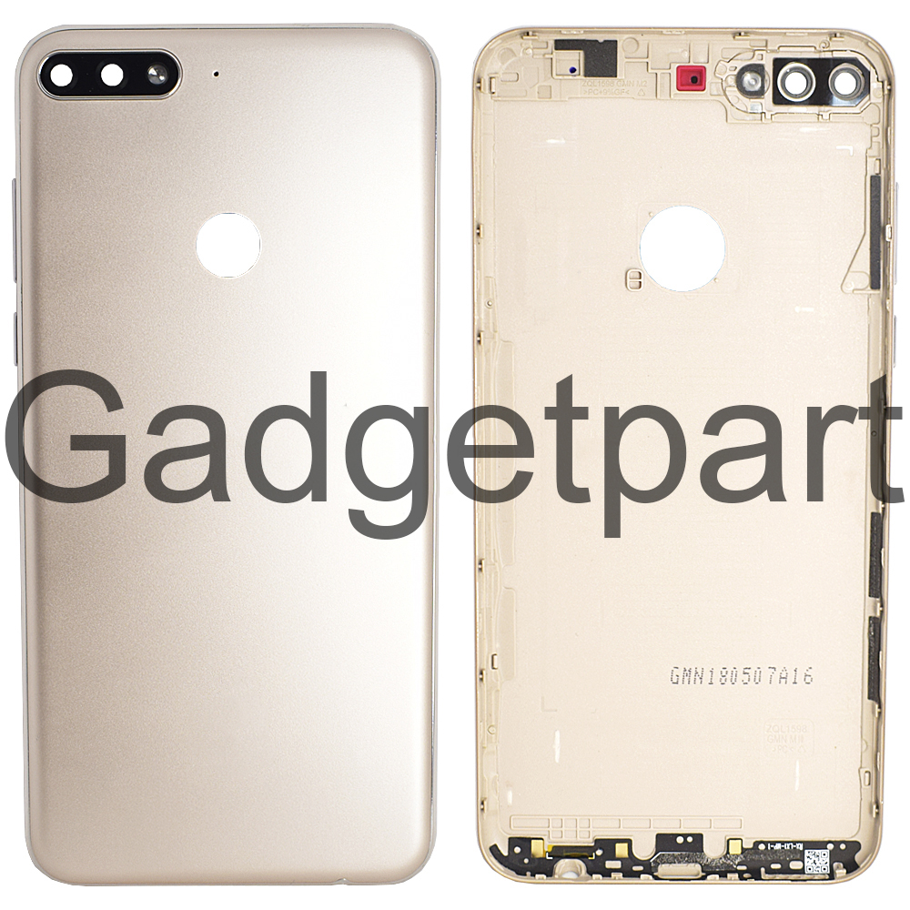 Задняя крышка Huawei Y7 2018 Золотая (Gold)