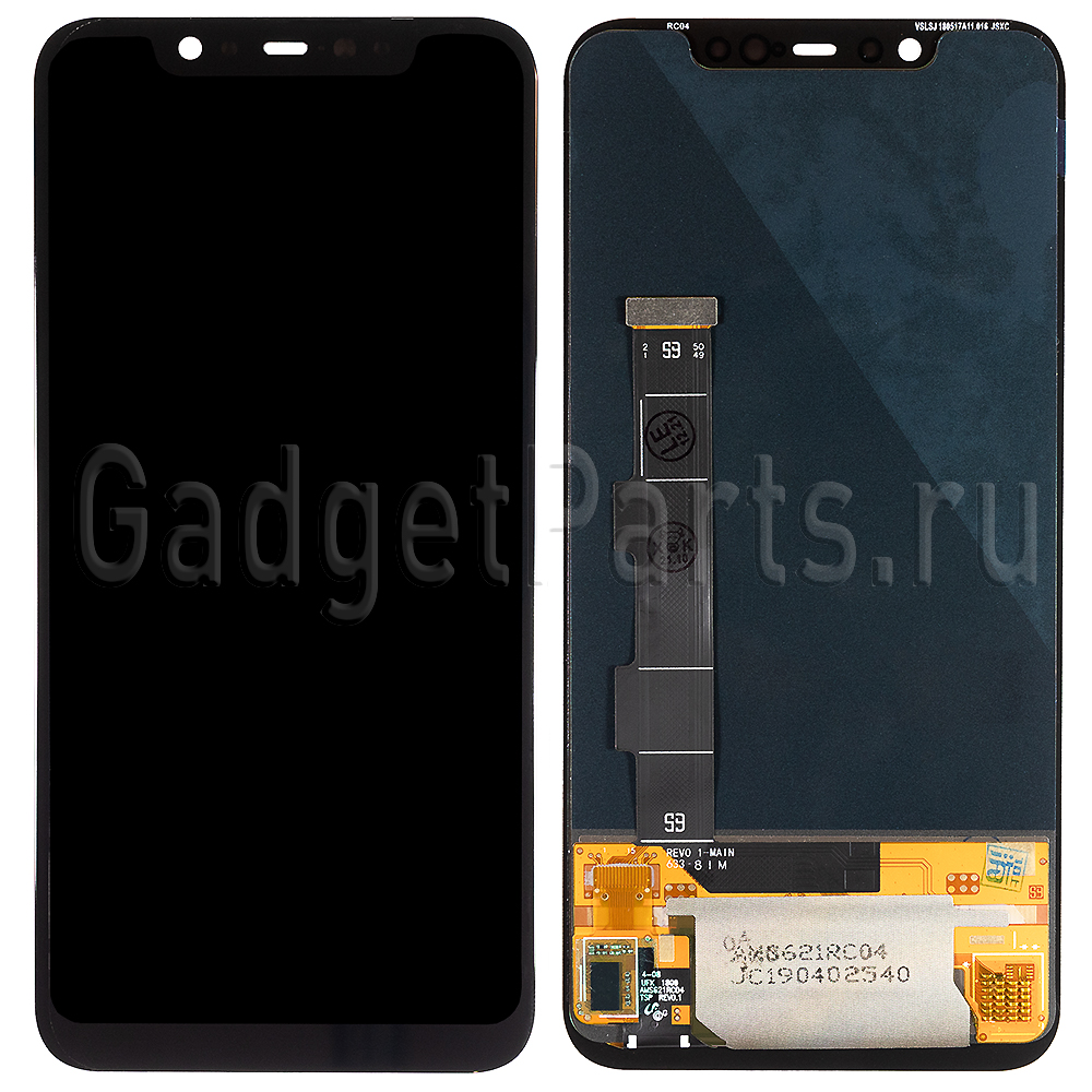 Модуль (дисплей, тачскрин) Xiaomi Mi 8 Черный (Black) (OLED)