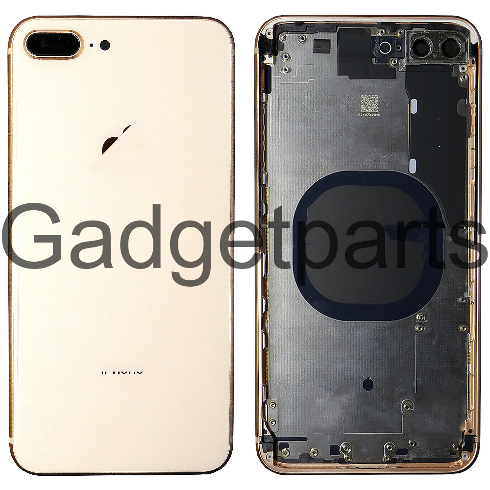 Задняя крышка в сборе iPhone 8 Plus Золотая (Gold) Оригинал