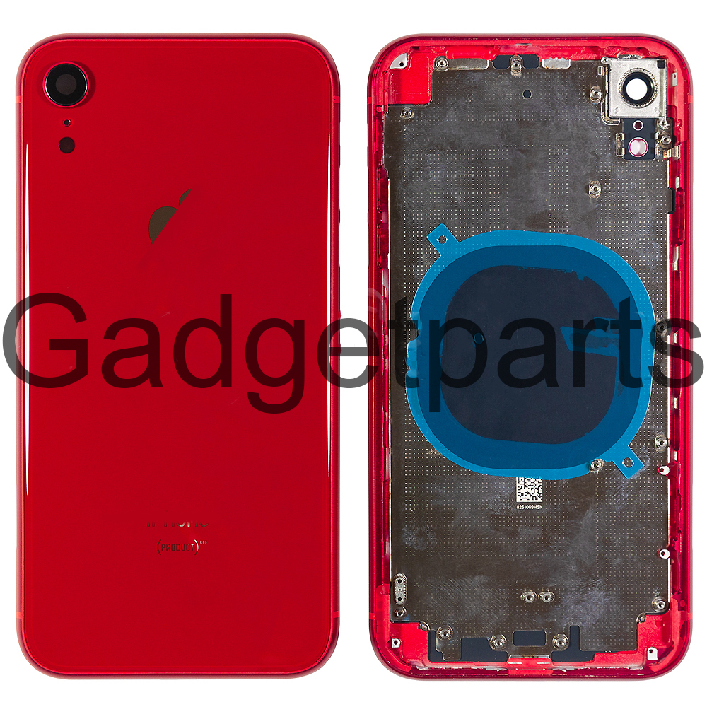 Задняя крышка в сборе iPhone XR Красная (Red)