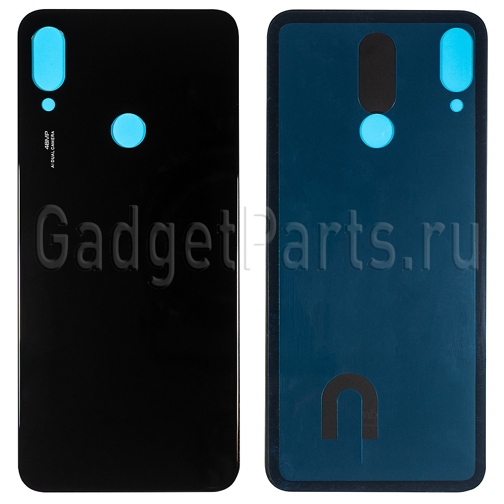 Задняя крышка Xiaomi Redmi Note 7 Черная (Black)