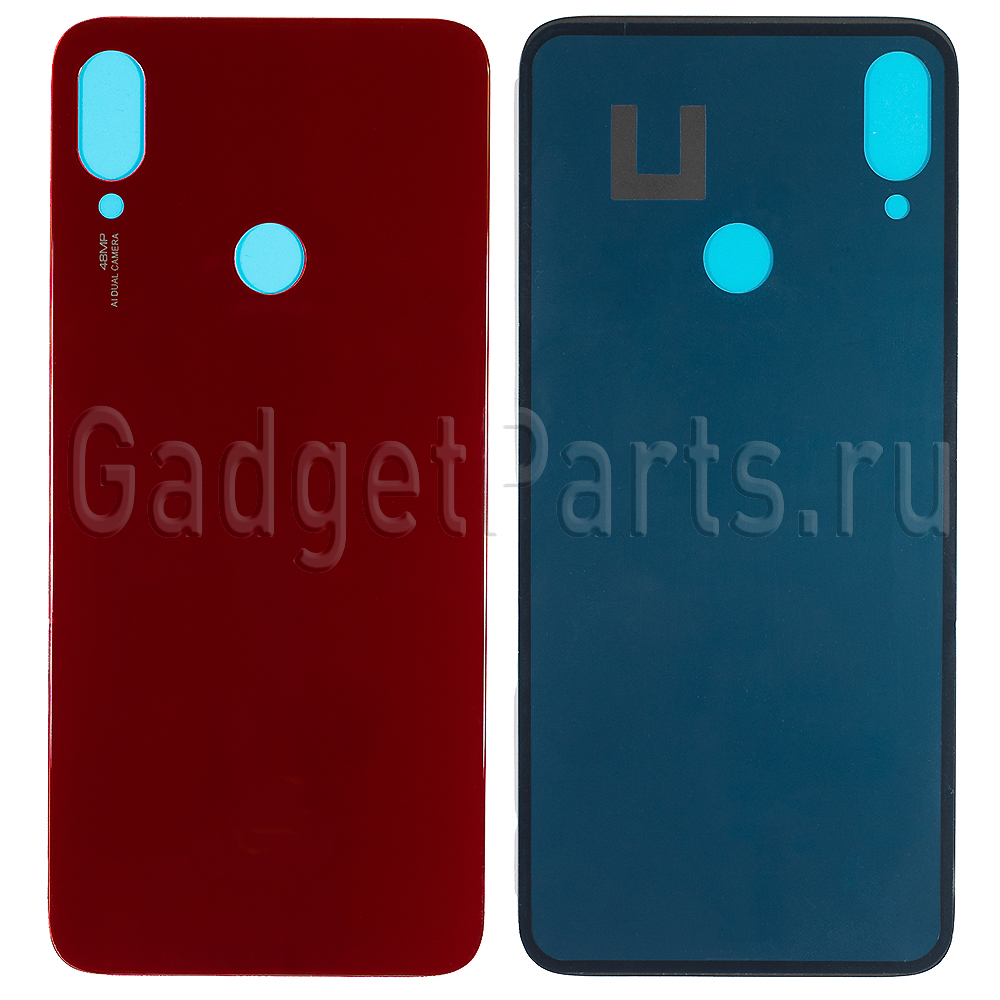 Задняя крышка Xiaomi Redmi Note 7 Красная (Red) Оригинал