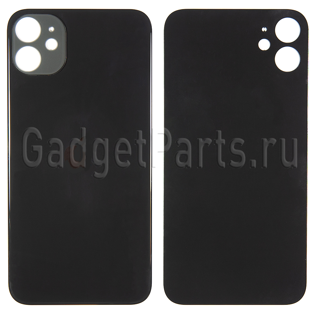 Задняя крышка iPhone 11 Черная (Space Gray, Black) Оригинал