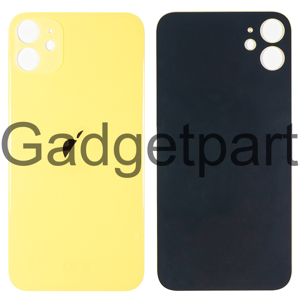 Задняя крышка iPhone 11 Желтая (Yellow) Оригинал