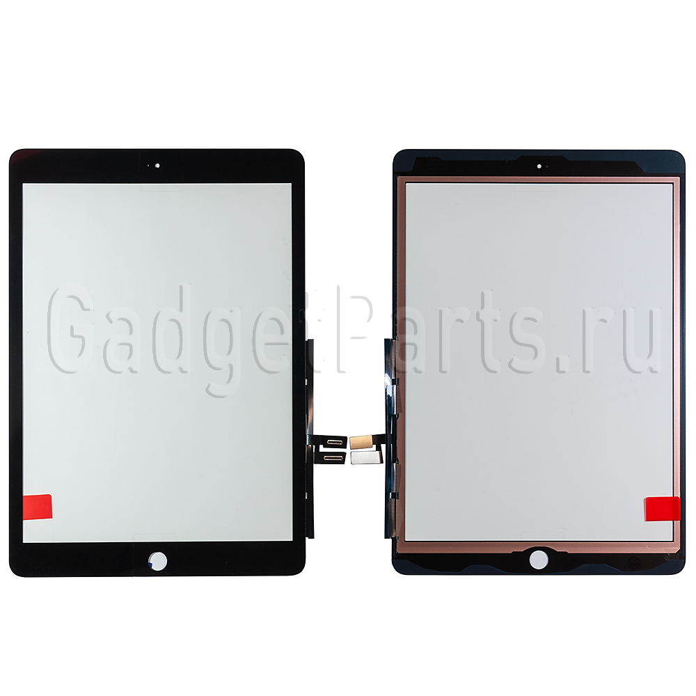 Сенсорное стекло, тачскрин iPad 10,2” (7-го поколения, 8-го поколения, 9-го поколения) 2019, 2020, 2021 Черный (Black) Оригинал