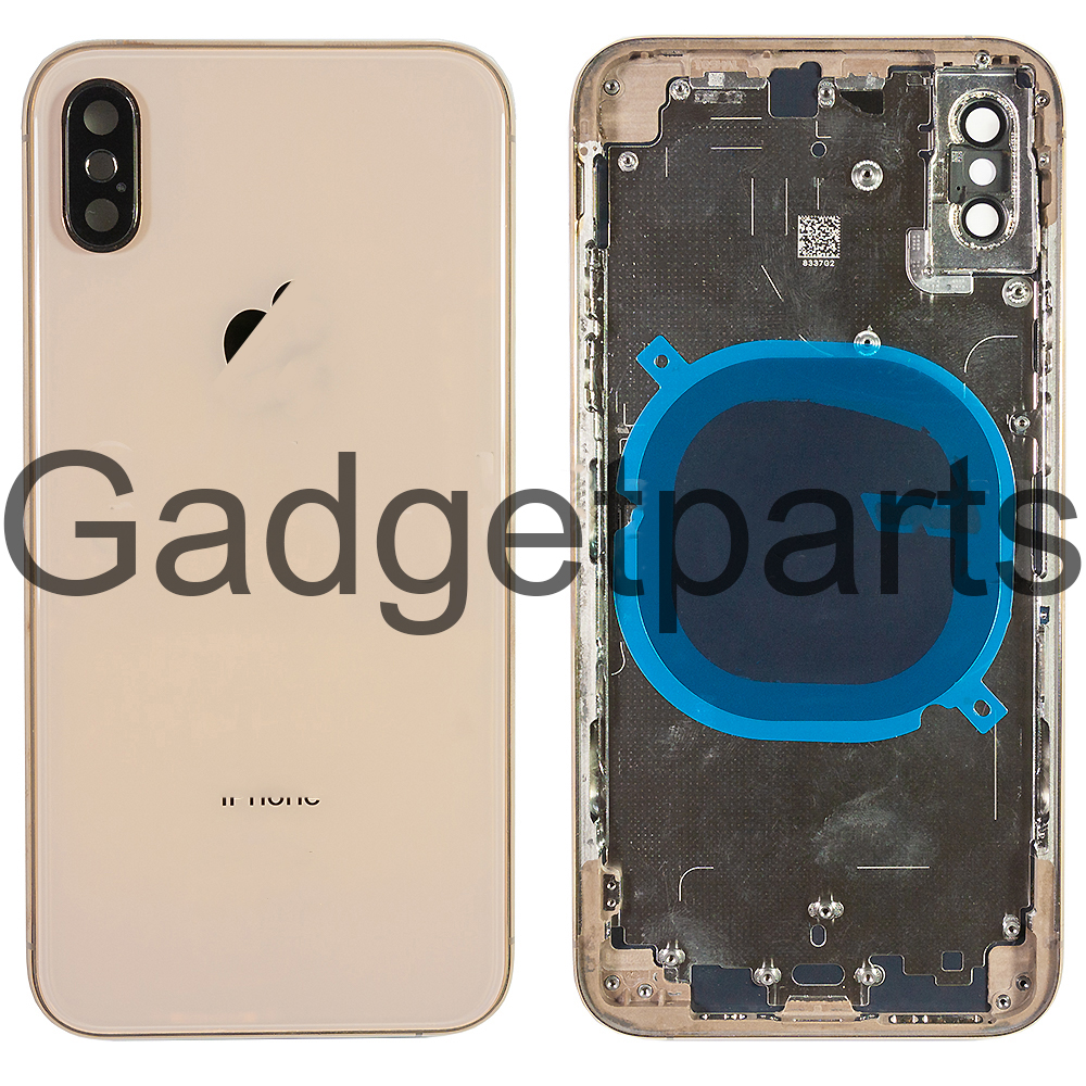 Задняя крышка в сборе iPhone XS Золотая (Gold)