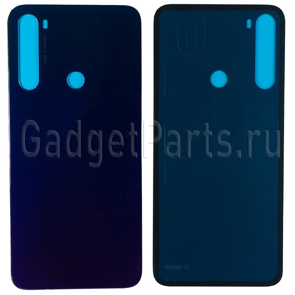 Задняя крышка Xiaomi Redmi Note 8 Синяя (Blue)