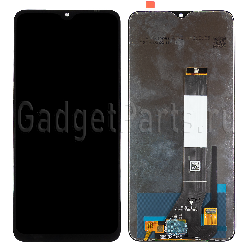 Модуль (дисплей, тачскрин) Xiaomi POCO M3, Redmi 9T Черный (Black)