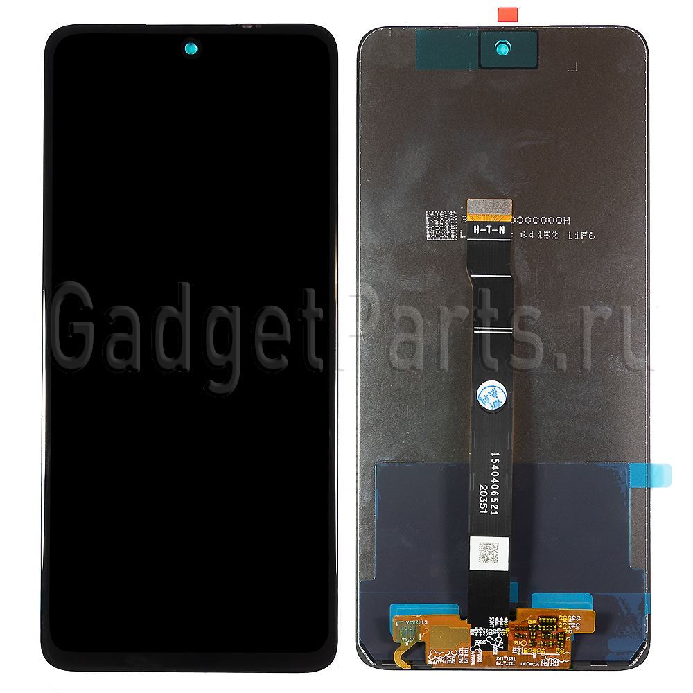 Модуль (дисплей, тачскрин) Huawei P Smart 2021, Y7A, Honor 10X Lite, Enjoy 20SE Черный (Black)