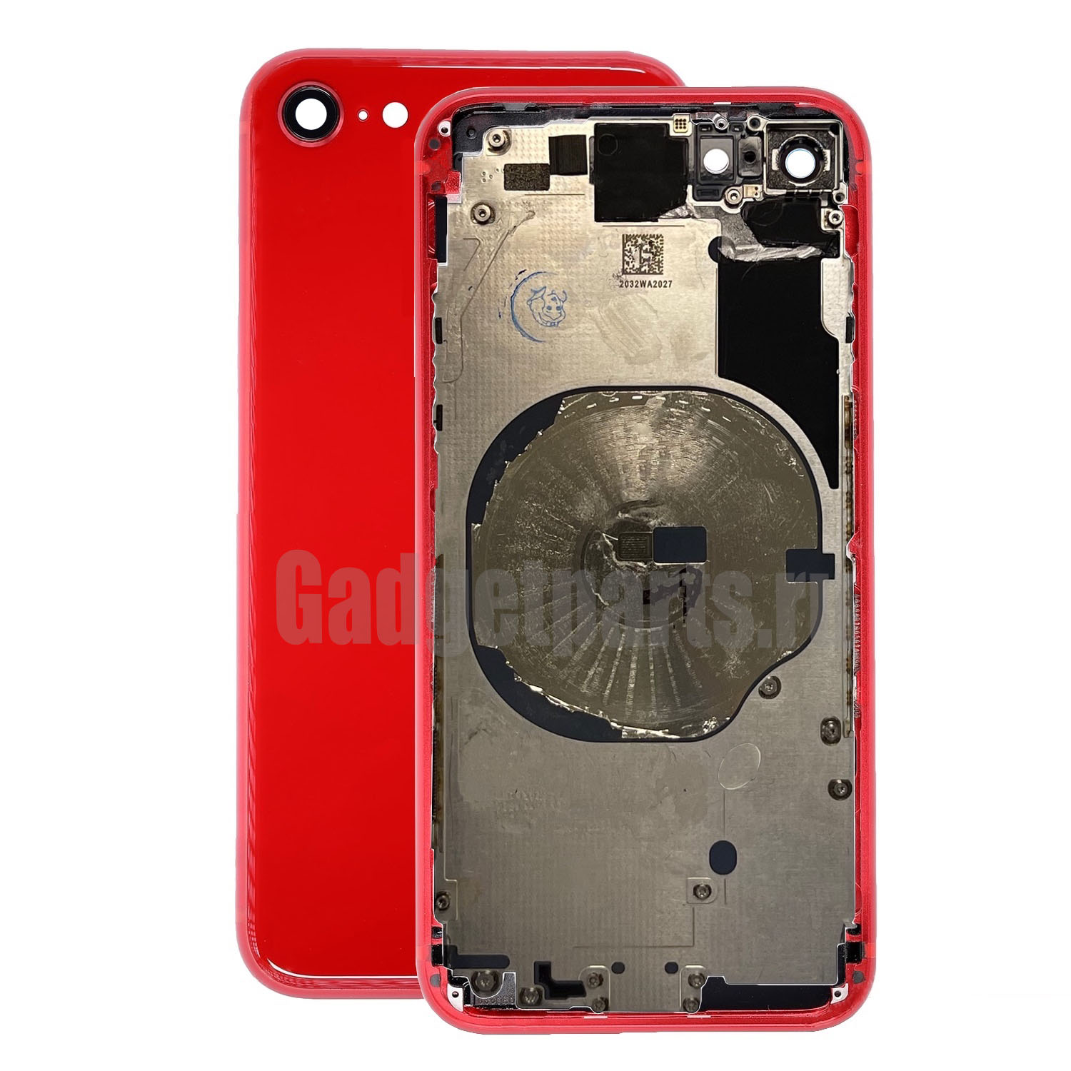 Задняя крышка в сборе iPhone SE (3-го поколения) 2022 Красная (Red)