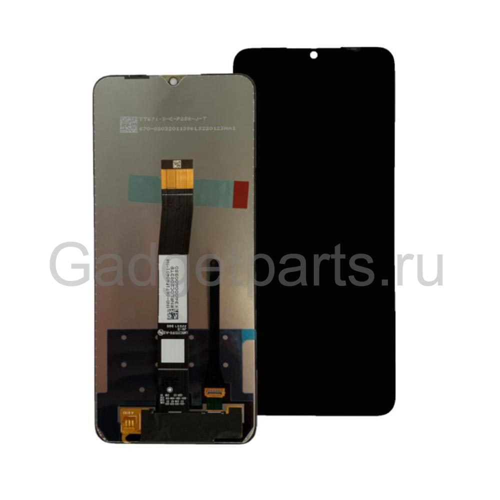  Модуль (дисплей, тачскрин) Xiaomi Redmi 10C, Poco C40 Черный (Black) Оригинальная матрица